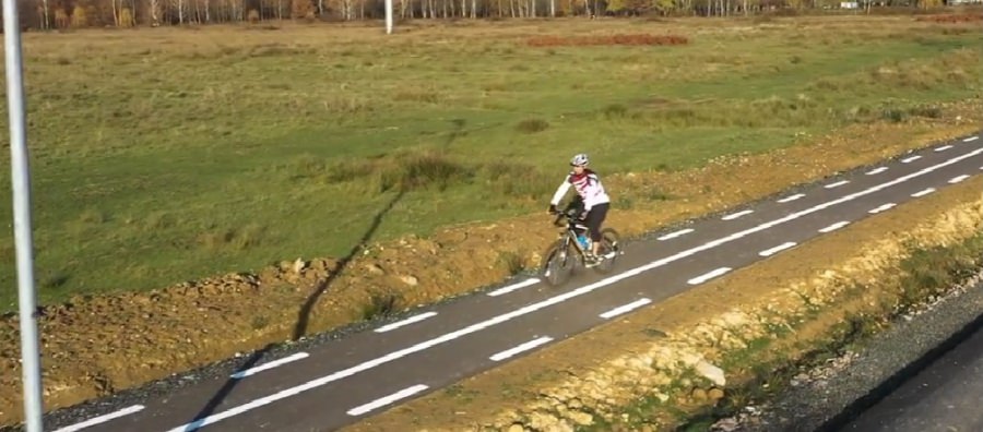 Veste bună: A fost finalizată pista de biciclete amplasată paralel cu drumul de legătură Baia Sprie – Baia Mare