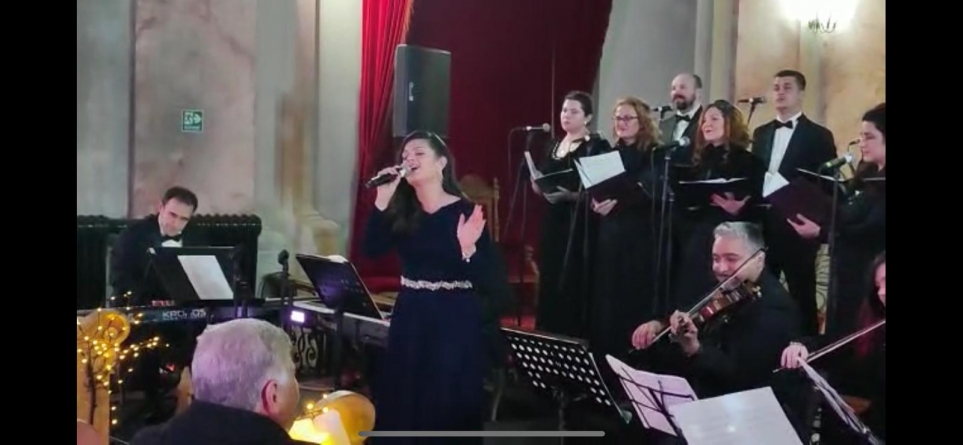 Băimăreanca Rebeca Moje a cântat în cadrul Christmas Gala Concert alături de artiști precum Aurelian Temișan și Paula Seling