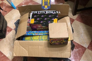 Artificii confiscate de polițiști