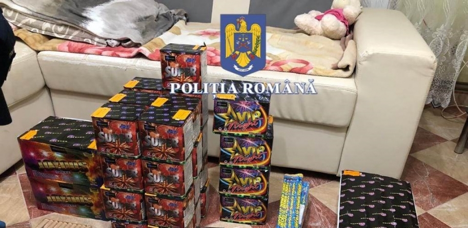 Arsenal întreg de artificii confiscat în Maramureș!