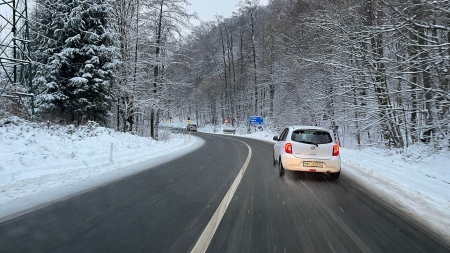 Care este situația circulației pe șoselele Maramureșului
