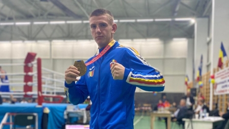 E victorie cu felicitări: Samuel Roman, câștigătorul din Maramureș în premieră al titlului campion în România, la box, la categoria pentru seniori!