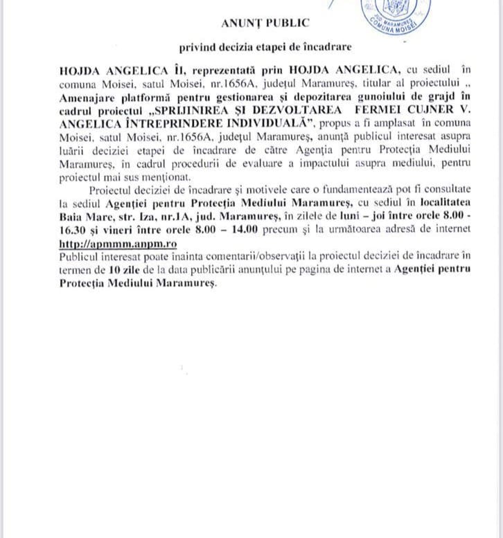 Anunț publicitar 16.01.2023