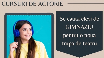 Idee benefică pentru tineri: Asociația Culturală Artspot Baia Mare, în căutarea de copii talentați! Se vrea înființarea unei noi trupe de gimnaziu!