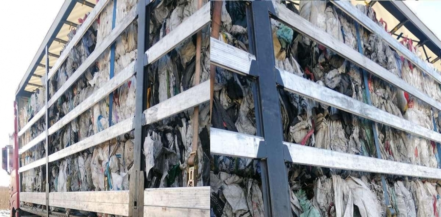 Alte peste 18 tone de deșeuri au fost oprite la intrarea în țară; Șoferul este din Maramureș