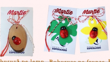 Mărțișoare speciale de vânzare; Simbolurile primăverii au fost realizate și ambalate cu participarea persoanelor cu dizabilități din cadrul Esperando