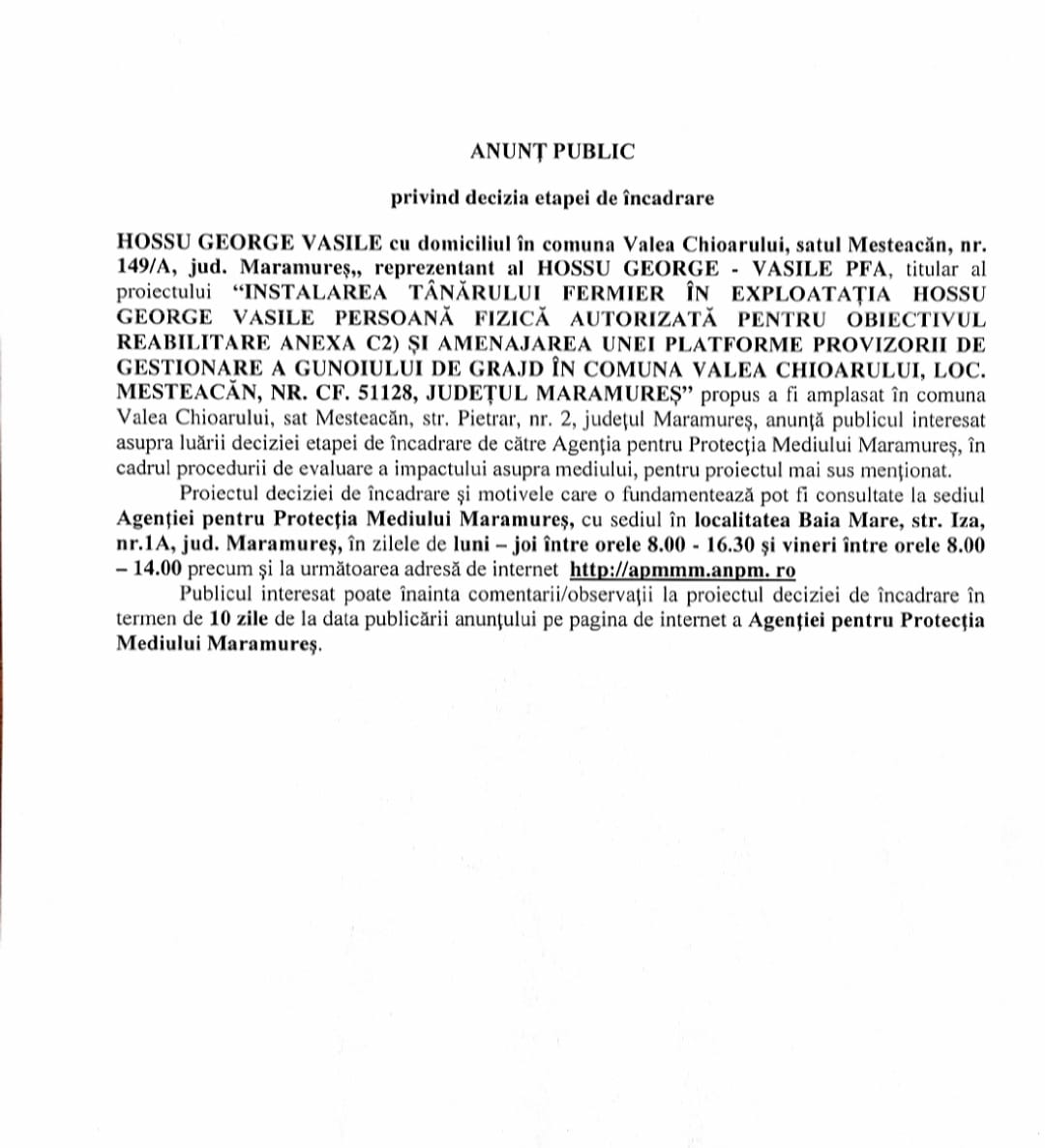 Anunt publicitar 14.02.2023