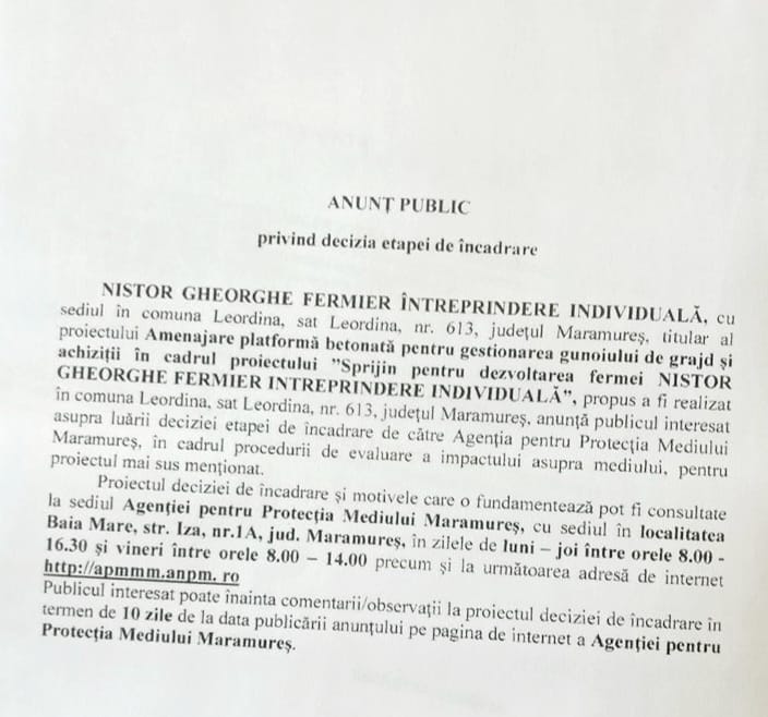 Anunț publicitar 01.02.2023