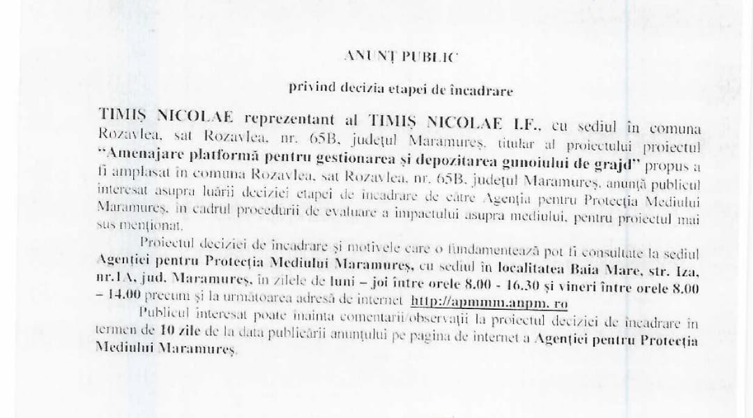 Anunț publicitar 02.02.2023