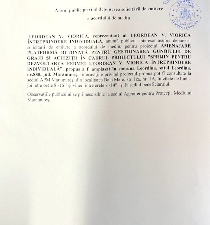 Anunț publicitar 10.02.2023