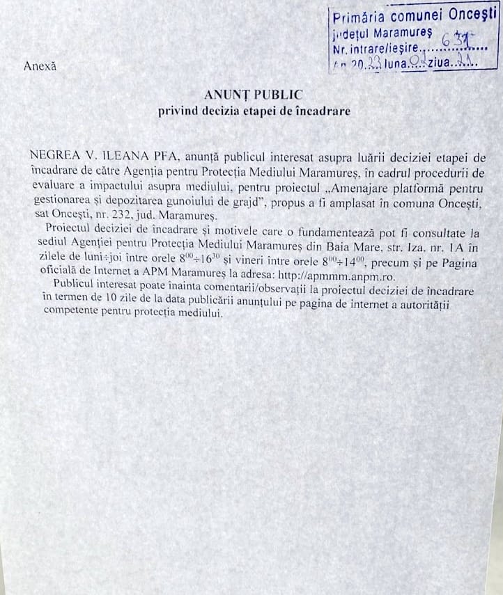 Anunț publicitar 21.02.2023