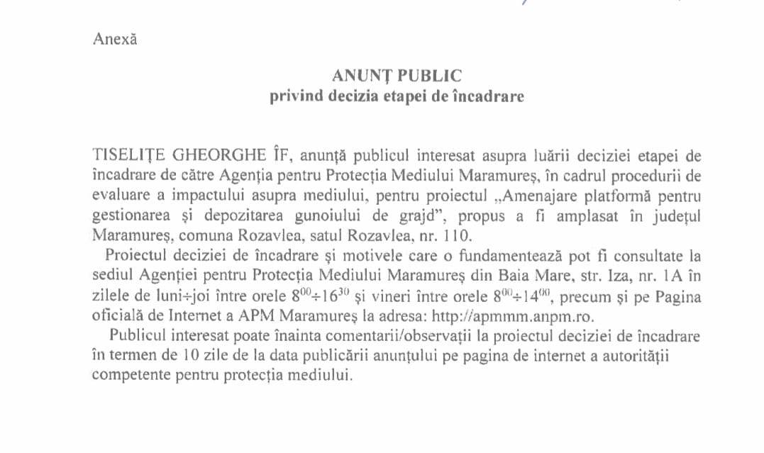 Anunț publicitar 10.02.2023