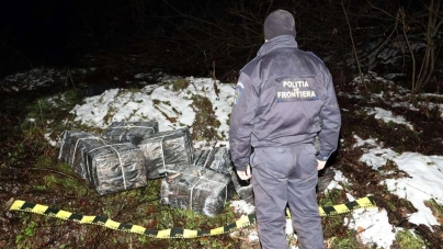 Focuri de armă pentru reținerea unui ucrainean prins făcând contrabandă cu ţigări la frontiera de nord