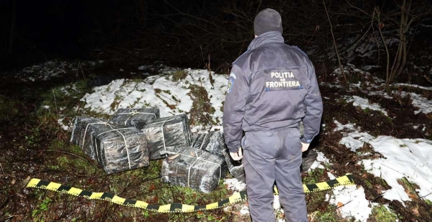 Focuri de armă pentru reținerea unui ucrainean prins făcând contrabandă cu ţigări la frontiera de nord
