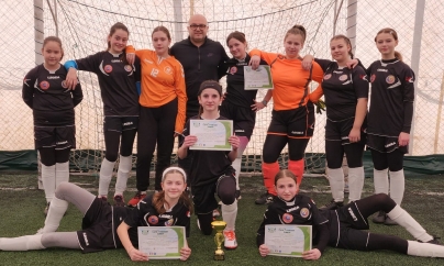 Echipa de fotbal feminin a Școlii 18 Baia Mare, campioană județeană