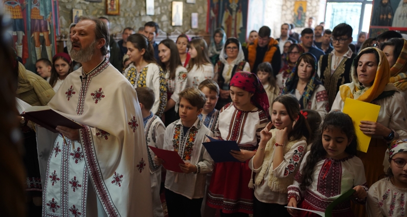 Preotul protopop Florin Stan din Târgu Lăpuș a slujit și a conferențiat în mijlocul credincioșilor români din Italia