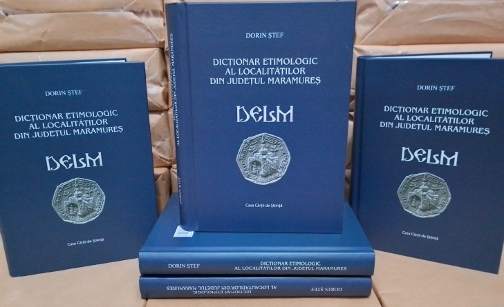 Dicționarul etimologic al localităților din județul Maramureș – ediție revăzută și adăugită – a ieșit de sub tipar
