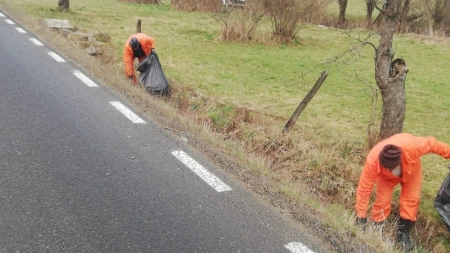Ample activități de curățenie pe șoselele maramureșene!