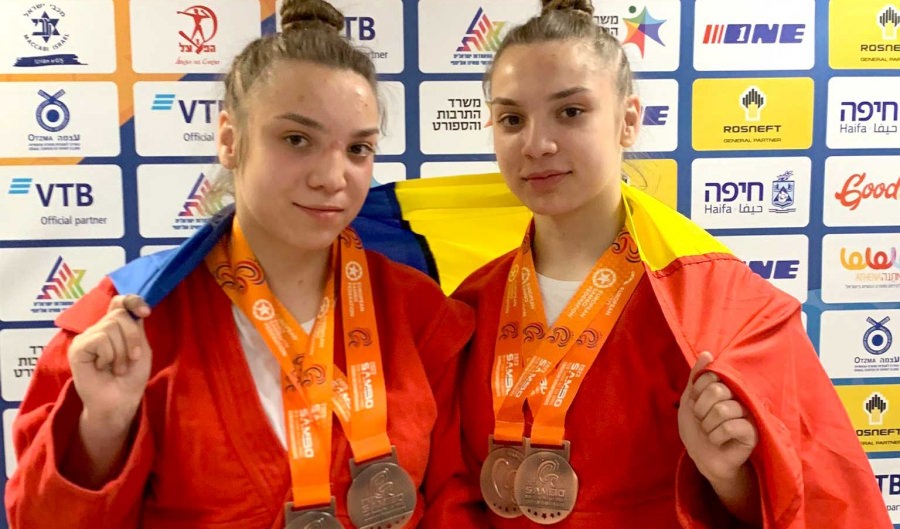 Surorile Alexandra și Anamaria Rus, patru medalii de bronz la Europenele de Sambo