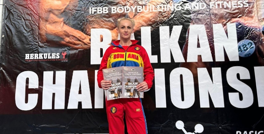 Colaboratoarea DirectMM, Cecilia Ardusătan, este în echipa țării noastre care concurează la Campionatul European de Culturism și Fitness din mai!