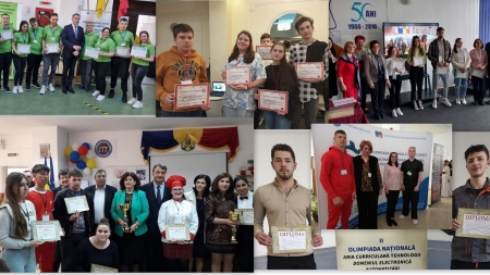 Elevi maramureșeni premiați la etapa națională a olimpiadelor la disciplinele din aria curriculară tehnologii și concursurilor pe meserii