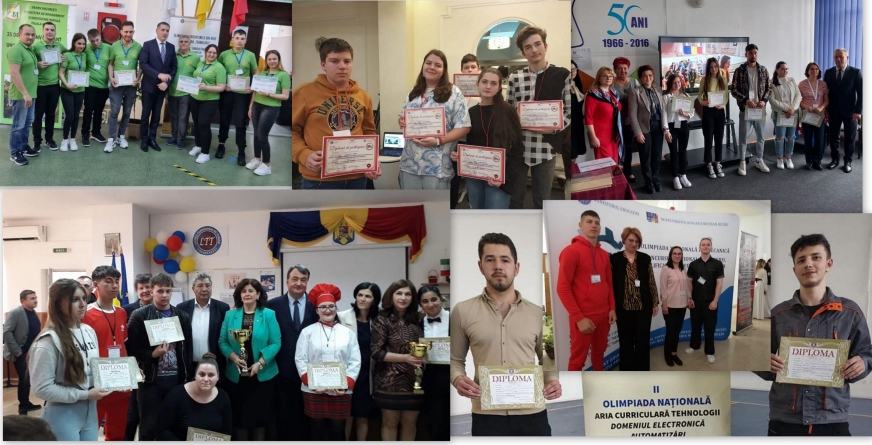 Elevi maramureșeni premiați la etapa națională a olimpiadelor la disciplinele din aria curriculară tehnologii și concursurilor pe meserii