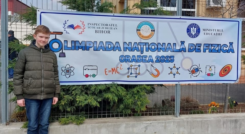 Prima performanță pentru Mihnea Alex Tuș: Maramureșeanul a obținut la Oradea o reușită superbă! Argintul la Olimpiada Națională de Fizică din 2023!