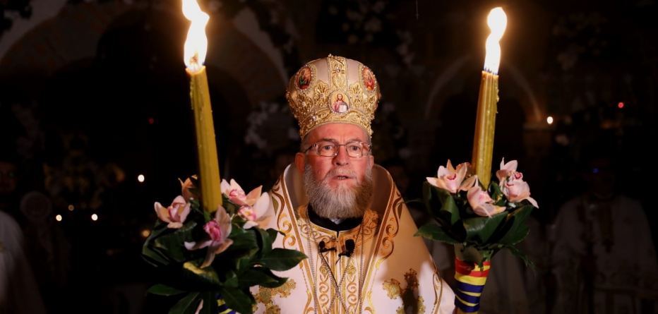 PS Părinte Iustin a oficiat slujba Învierii!