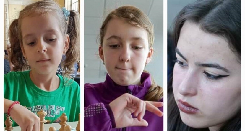 Campionatul Național de Șah: Trei tinere maramureșene au obținut la Eforie o reușită fantastică! Medaliate cu aur la proba regină la categoria lor!