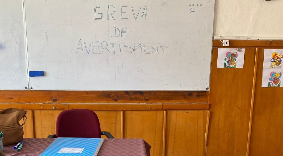 Peste 5.500 de membri ai Sindicatului Liber din Învățământ Maramureș au participat la greva de avertisment