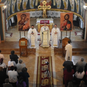 A fost hramul Bisericii Ortodoxe „Înălțarea Domnului” din Târgu Lăpuș