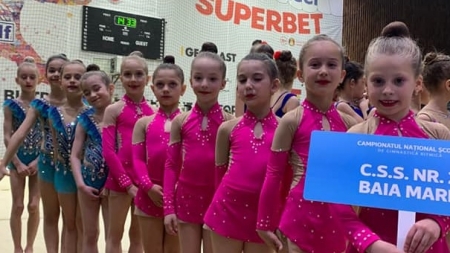 Avem viitor la gimnastică: Talentatele eleve sportive din municipiul Baia Mare obțin reușite marcante, la campionatele naționale școlare, din 2023!