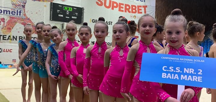 Avem viitor la gimnastică: Talentatele eleve sportive din municipiul Baia Mare obțin reușite marcante, la campionatele naționale școlare, din 2023!