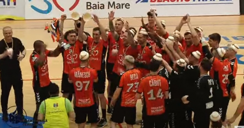 Handbal Masculin Liga Zimbrilor: Minaur Baia Mare a câștigat cu Oradea și obține acasă, în aplauzele suporterilor săi, iarăși, medaliile de argint!