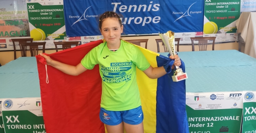 Marea speranță a tenisului: Sara Sitar, campioană a Maramureșului, din nou, o reușită superbă! Un titlu important, la dublu, adjudecat de sportivă!