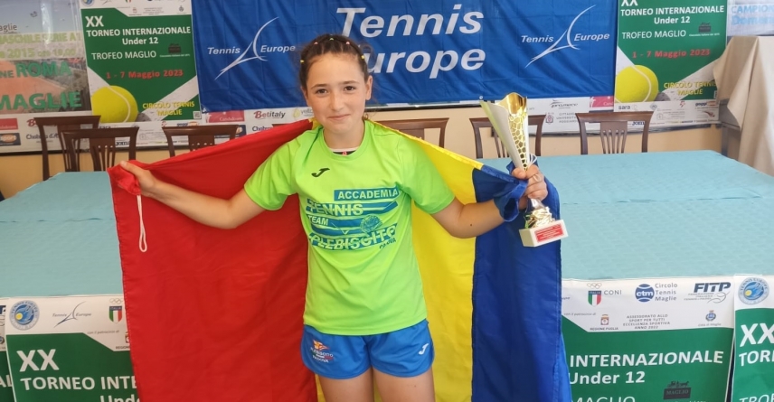 Noua performanță a Sarei Nicole Sitar: Maramureșeanca a obținut în Italia o reușită fantastică; Stabilind și un record, a promovat cu echipa la U12