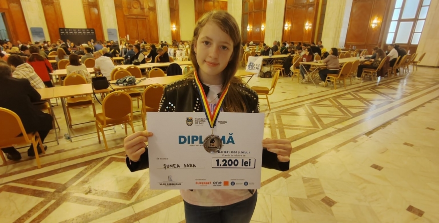 Bucharest Grand Prix Rapid: Sara Șunea, campioană a Maramureșului, a obținut o superbă performanță! Un argint la campionat, la categoria de vârstă!