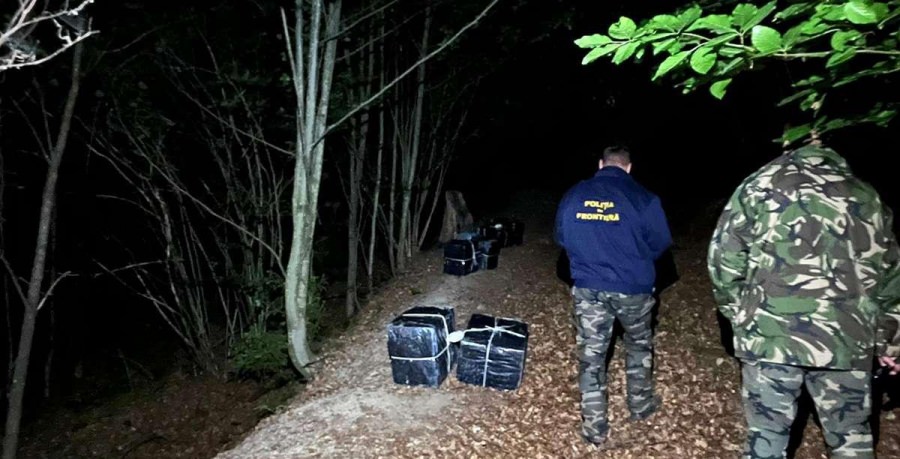 Țigări în valoare de 87.500 de lei au fost confiscate la frontiera de nord