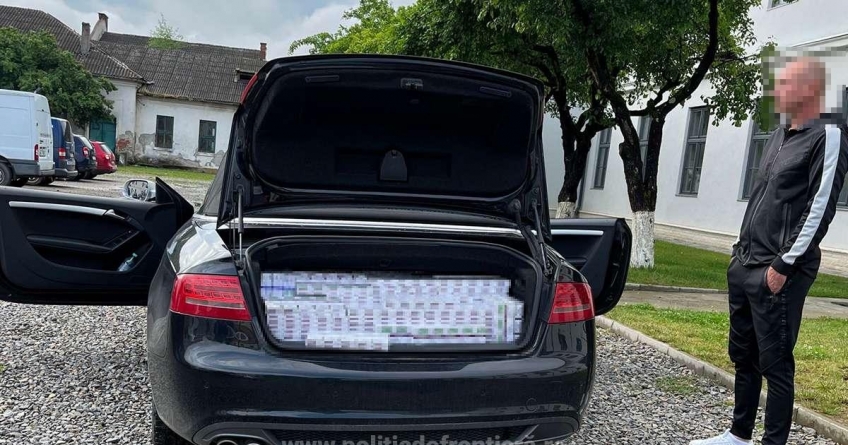 Maramureșean cercetat pentru contrabandă; A rămas fără mașină și fără țigări