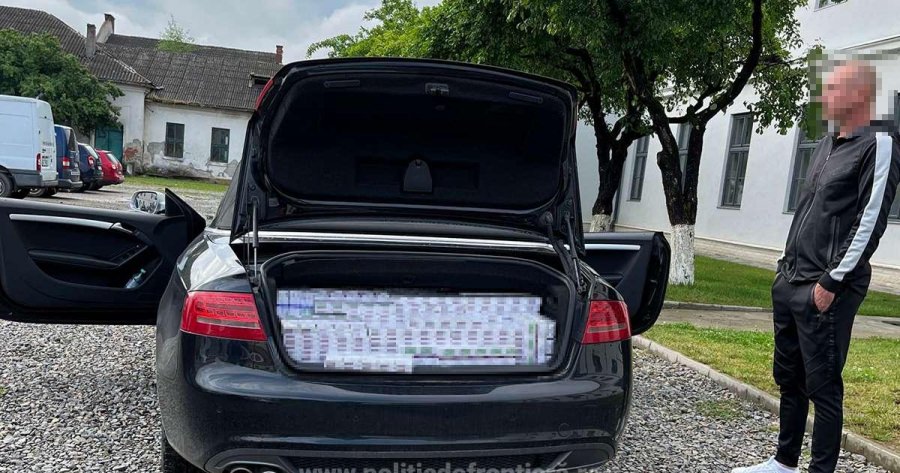 Maramureșean cercetat pentru contrabandă; A rămas fără mașină și fără țigări