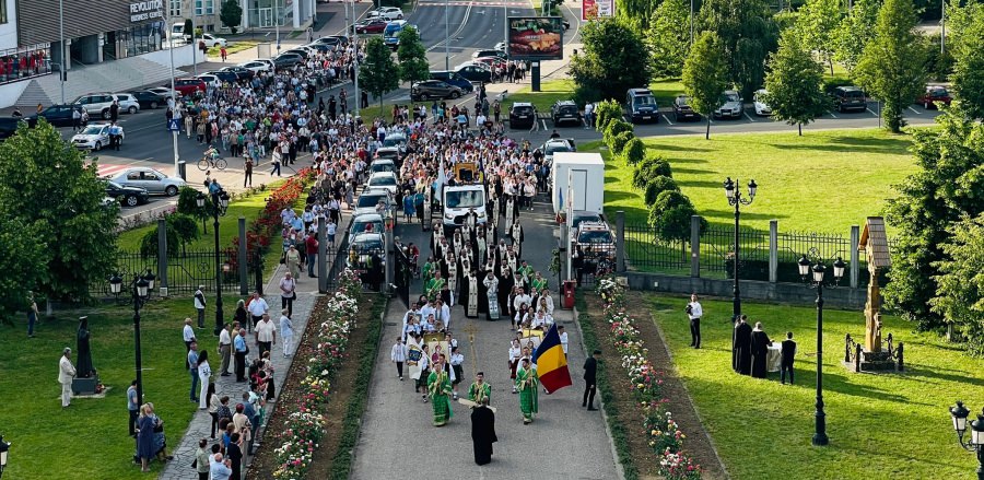 Procesiune de Rusalii în Baia Mare