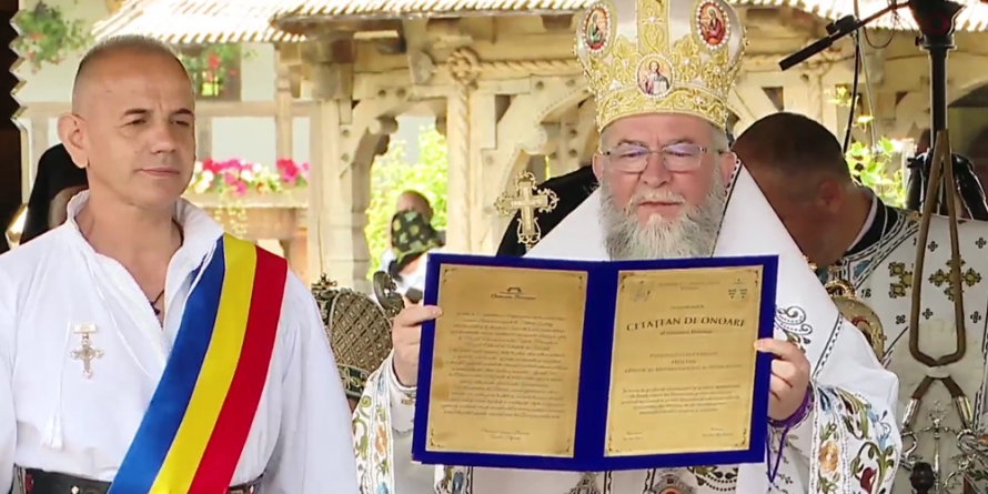 PS Părinte Iustin a primit titlul de cetățean de onoare al comunei Bârsana