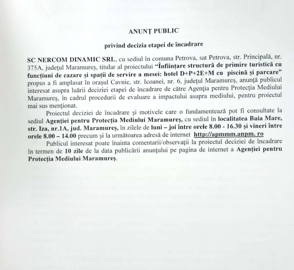 Anunț publicitar 07.06.2023