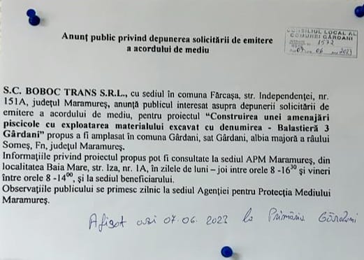Anunț publicitar 07.06.2023