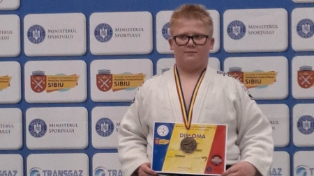 Alex Suciu, CSM Baia Mare, noul campion la categoria U13 Ne-Waza, la campionatul României