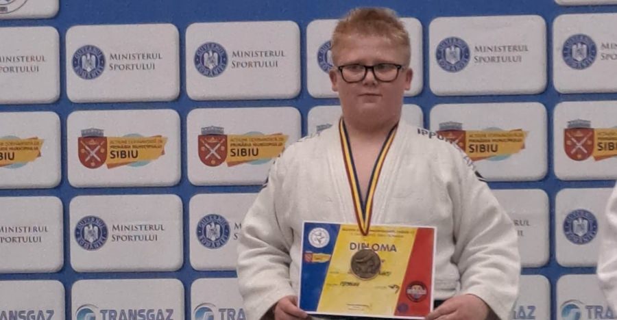 Alex Suciu, CSM Baia Mare, noul campion la categoria U13 Ne-Waza, la campionatul României