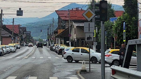 Semafoare amplasate pentru fluidizarea circulației în Borșa