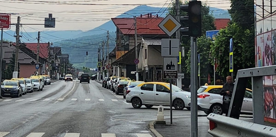 Semafoare amplasate pentru fluidizarea circulației în Borșa