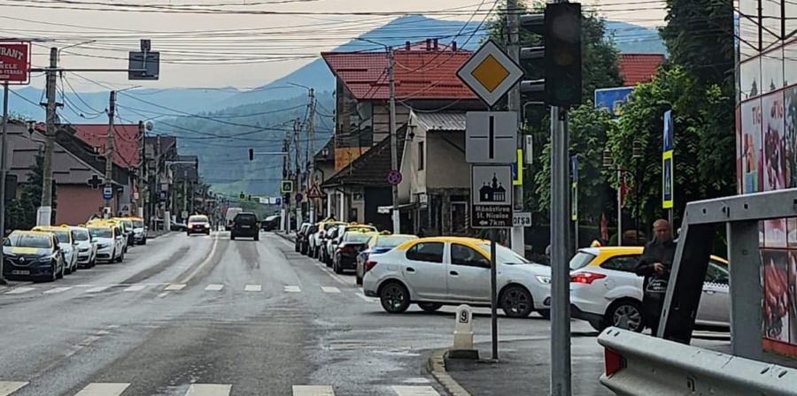 Semafoare amplasate pentru fluidizarea circulației în Borșa