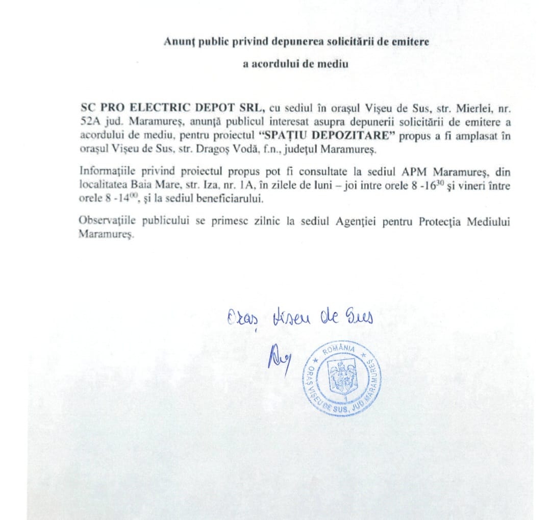 Anunț publicitar 06.07.2023